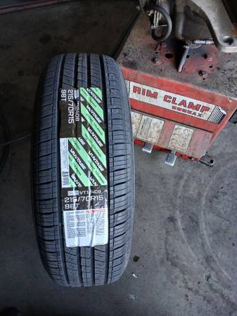 4  New Tires Installed/ 4 Llantas Nuevas Instaladas 215/70/15 Vantage 1