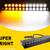 Auto EMERGENCY STROBE 12-LED White/Amber multi-flash pattern 3 thumbnail