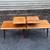 Mid Century Modern Two Tier Pair of Side Tables Rare find Bissman? 5 thumbnail