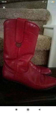GS red boots for women 1