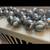 Salvaged Heavy Polished Chrome Round Mushroom Cabinet Knobs 1 1/8" 1 thumbnail