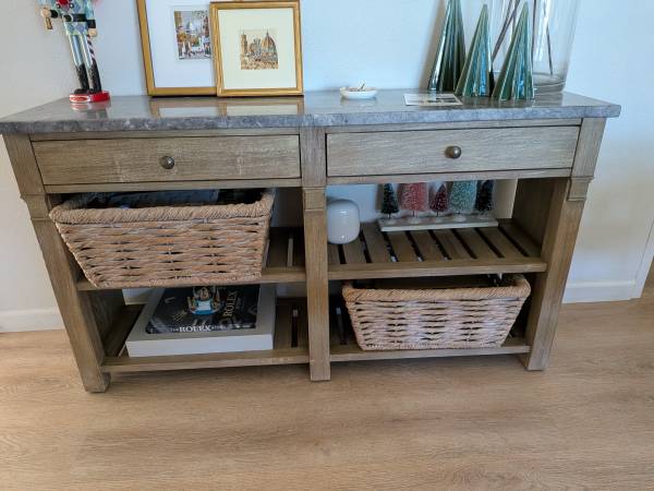 Pottery Barn Console Table 1