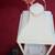 2 LANTERN candle Light SET Patio Yard Prop DECORATION White Metal 2 thumbnail