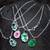 STERLING SILVER  NECKLACE 16'' INCHES  SETTINGS   SEMI PRECIOUS & PREC 6 thumbnail