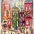 Liesl Long Canvas Wall Art - Whimsical Bedazzled Street Scene 1 thumbnail