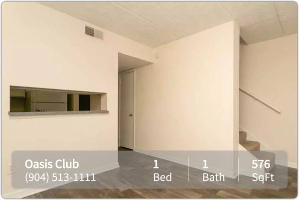 $899 / 1br - 576ft2 - Come Home to Comfort: Where Every Corner Invites and Delights! (Jacksonville)64005271309186122