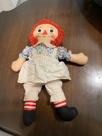 Vintage Raggedy Ann Doll / Knickerbocker Raggedy Ann For Sale 1