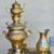 Vintage gilt Persian electric samovar tea set with pot, bowl, pitcher 9 thumbnail