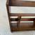 Mid-Century Danish Modern Wooden Bookcase Or Record Shelf Tapered Legs MCM Wood  9 thumbnail