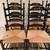 Set of 8 Hitchcock Ladder Back Harvest Rush Bottom Side Chairs 2 thumbnail