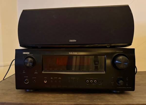 Denon AVR-1909 Receiver Definitive Technology ProCenter 2000 Speaker 1