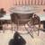 3 PC Patio Deck Set - Slate Top Pub Patio table & 2 Barstools 🚚 extra 7 thumbnail