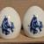 Vintage Blue & White - Egg Cups, Salt & Pepper Shakers 5 thumbnail