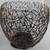 TWO UNSIGNED WELDED MODERN NEST TWIG PLANTER"S MICHAEL ARAM STYLE 17" 13 thumbnail