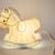 Enesco Vintage Porcelain Rocking Horse Nursery Night Light 1985 3 thumbnail