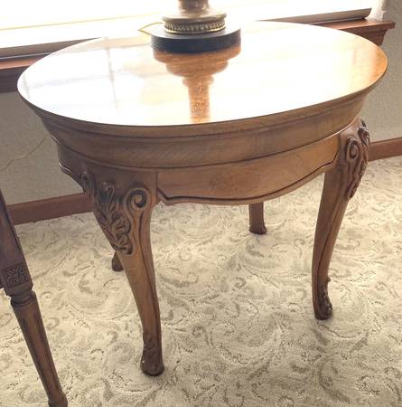PAIR OF COUNTRY FRENCH PROVENCIAL ARMCHAIRS - $160 (WAUKESHA)63471406633985122