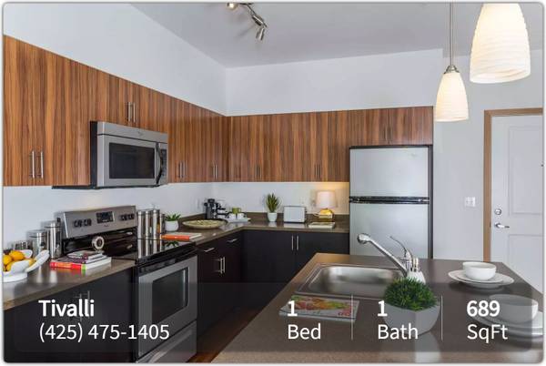 $1,750 / 1br - 689ft2 - The right place for you! Beautiful 1 bed / 1 bath - prime location! (Lynnwood)63814811639169121