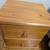 Solid wooden night stand with two drawers, good condition 2 thumbnail