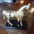 Horse Stallion Equestrian Mantle Piece Brass Tone 2 thumbnail