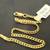 Gold Miami Cuban link bracelet 2 thumbnail
