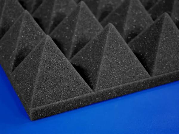 Black Acoustic Foam / Soundproofing Foam 3” Pyramid in 2x4 ft sheets 1