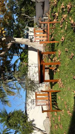 TEAK Patio Set w/Cushions 1