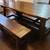 Rustic Farmhouse Table and Two Benches 4 thumbnail
