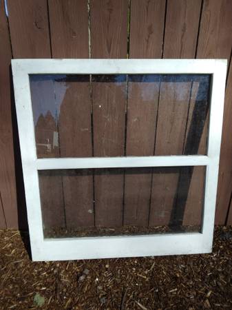Wood Window 34x32 w/Grids 1