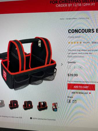 Griot's Garage detailers carry bag (new) 1