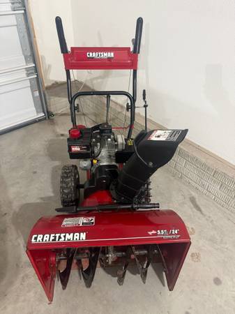 Craftsman 24” Clearing Width Two-stage Snowblower with Electric Start 1