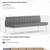 High end couch GEIGER .. gray leather $900 and white cloth 13 thumbnail