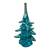 VTG Liberty Village 1977 Signed Hand Blown Art Glass Tree 9" READ 1 thumbnail
