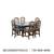 Vintage Hickory Chair Glass Dining Set (Was 4800) 3 thumbnail