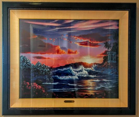 Gehry Welty Beach Ocean Gazebo Silk Screen Print w/ serial # 1