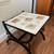 Unique Wrought Iron Tile Top Side Table 1 thumbnail