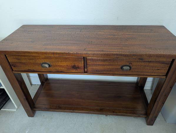 All wood entry table 1