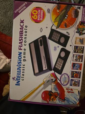 IntelliVision Flashback Classic Game Console New Open Box - 60 built i 1