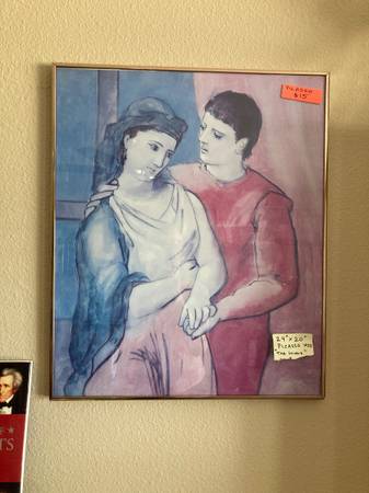 Picasso Wall Art Landscape Abstract Asian Birch Trees 1