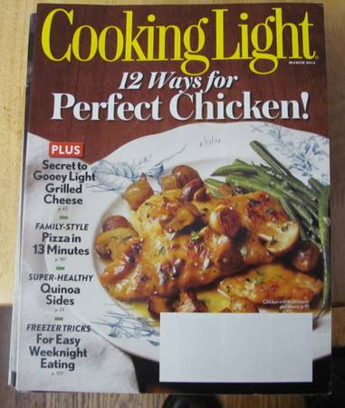 LOT Cooking Light Cooking Recipe Magazines - Offer 1