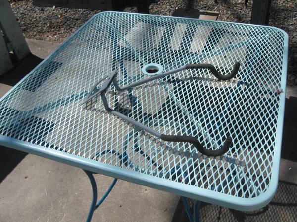 Wall mounted utility double hook 1