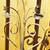 1920s French Style Metal Cottage White Floral Wall  Candelabra lamps 6 thumbnail
