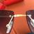 Cartier Rimless GREAT CONDITION AUTHENTIC 2 thumbnail