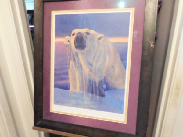 Up In The Arctic- Polar Bear- Machetanz Print 1