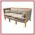 Danish Style Apartment Sofa With Cherry Wood Tone Frame 1 thumbnail
