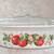 French White Red Apple CORNING WARE Casserole Dish 2.8 liters 1 thumbnail