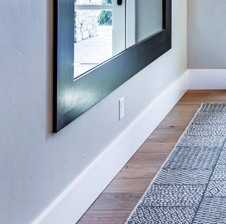 5.5" FLAT BASEBOARD in stock 79 cents/ft 1