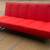 CB2 Flex Convertible Orange Sofa Sleeper Futon Couch Original Price: $1,200 Mode 1 thumbnail