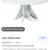 Round white dining table OLY  unique cast tree trunk base 4 thumbnail