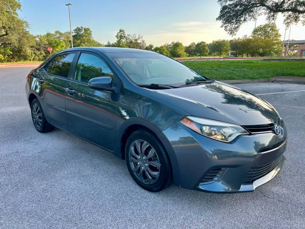 2015 Toyota Corolla LE – 73,000 millas, 38 MPG, título limpio - $12,500 (Austin)63439697576193122