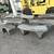 Outdoor Concrete Table and Benches 2 thumbnail